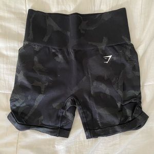 GymShark Camo Biker Shorts